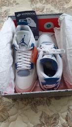 Nike Air Jordan 4 Retro Off White/Military Blue, Kleding | Heren, Wit, Nieuw, Ophalen of Verzenden, Sneakers of Gympen