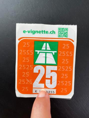 Vignet Zwitserland 2025 nieuw met aankoopbon beschikbaar voor biedingen