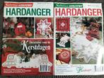 2 Sabrina-Kreatief - Hardanger decoraties voor de Kerstdagen, Boeken, Ophalen of Verzenden, Zo goed als nieuw, Borduren en Naaien