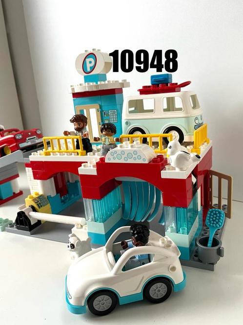 Lego DUPLO 10948  - Parkeergarage en Wasstraat, Kinderen en Baby's, Speelgoed | Duplo en Lego, Gebruikt, Duplo, Ophalen of Verzenden