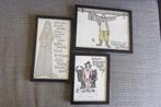 3 x protesttekening katholiek  TH 1970, Ophalen of Verzenden