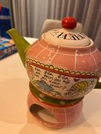 Theepot met Warmer - Uniek Design, Ophalen, Zo goed als nieuw, Overige materialen, Pot, Bus of Blik
