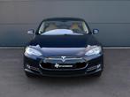 Tesla Model S 85 Pano, Luchtvering, Leder, 19", LED, Navi, P, Auto's, Automaat, Achterwielaandrijving, Gebruikt, Beige