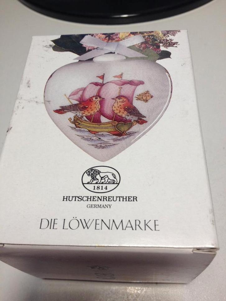 6 porseleinen hartjes Hutschenreuther 1995, Antiek en Kunst, Antiek | Porselein, Verzenden