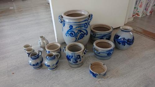 Keulse Potten / Steengoed Keramiek Set - Duitsland, Antiek en Kunst, Antiek | Keramiek en Aardewerk, Ophalen