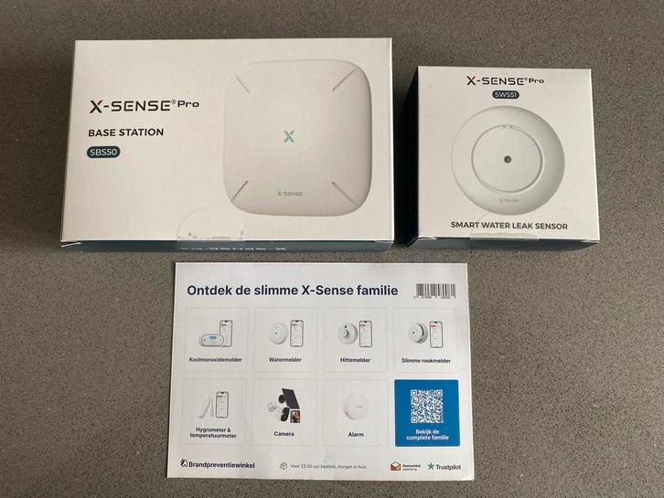 X-Sense SWS51 Slimme watermelder en SBS50 Base station Nieuw, Doe-het-zelf en Verbouw, Alarmsystemen, Nieuw, Detector, Sensor of Melder