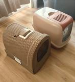 Twee kattenbakken, Ophalen