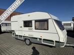 Chateau Calista 390 TZD bouwjaar 2000 met voortent, Caravans en Kamperen, Caravans, Overige typen, Chateau, Treinzit, 750 - 1000 kg