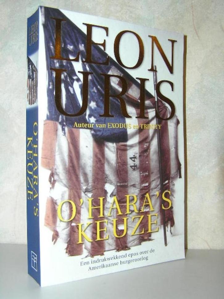 Leon Uris - O'hara's keuze (grote paperback), Boeken, Romans, Zo goed als nieuw, Ophalen of Verzenden