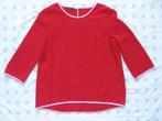 Marc Aurel rode top, blouse, met roze randje, maat 40, Kleding | Dames, Maat 38/40 (M), Marc Aurel, Ophalen of Verzenden, Zo goed als nieuw
