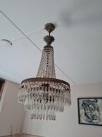 Antiek kristallen lamp, Huis en Inrichting, Ophalen of Verzenden, Gebruikt, Minder dan 50 cm