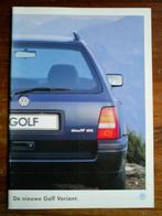 VW De Nieuwe Golf Variant [ 1 / 1994 ] 40 pag., Boeken, Verzenden, Zo goed als nieuw, Volkswagen