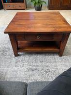 Koloniaal houten salontafel, Huis en Inrichting, Tafels | Salontafels, Gebruikt, Ophalen