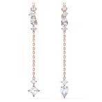 SWAROVSKI rosegouden oorbellen  **NIEUW 50% KORTING**, Met kristal, Overige materialen, Hangers, Nieuw