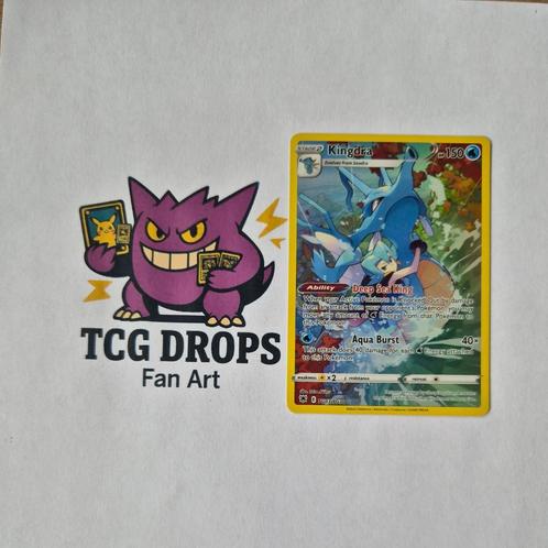 Pokemon Kingdra TG03/TG30	Astral Radiance, Hobby en Vrije tijd, Verzamelkaartspellen | Pokémon, Nieuw, Losse kaart, Ophalen of Verzenden