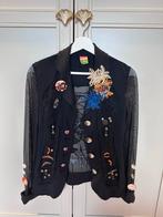Save the Queen Jasje - Uniek Design!, Kleding | Dames, Maat 38/40 (M), Zwart, Ophalen of Verzenden, Zo goed als nieuw