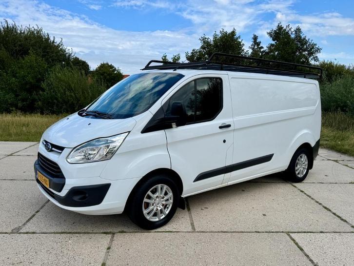 Ford Transit Custom 2.2 Tdci 125pk L2 airco imperiaal EURO 5, Auto's, Bestelauto's, Bedrijf, ABS, Airbags, Airconditioning, Bluetooth