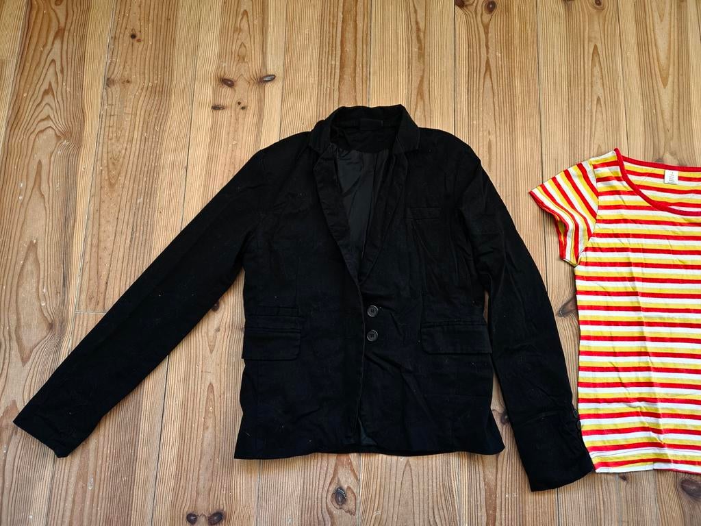 Carnaval jasje, blazer, colbert maat s, Ophalen of Verzenden, Zo goed als nieuw, Maat 38/40 (M), Carnaval