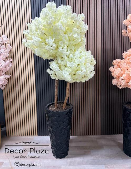 Luxe Hoge Vazen | Bloesemboom Met Echte Takken Handgemaakt, Huis en Inrichting, Woonaccessoires | Kunstplanten en Kunstbloemen
