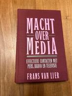 Macht over Media - Frans van Lier, Boeken, Ophalen of Verzenden, Zo goed als nieuw, Media