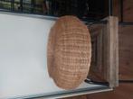 Rotan bijzet tafel, Huis en Inrichting, Ophalen, Zo goed als nieuw, Rond, Riet