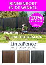 AANBIEDING!! Composietschermen in 3 kleuren, Ophalen, 150 tot 200 cm, 150 tot 200 cm, Composiet