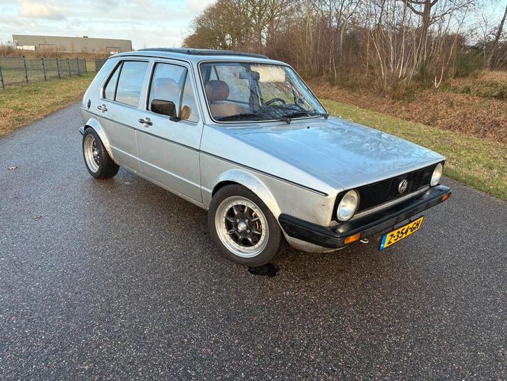 Golf 1 1.9 TDI Belastingvrij, Auto's, Volkswagen, Particulier, Golf, Diesel, Euro 1, Hatchback, Zilver of Grijs, Beige, Stof, Voorwielaandrijving