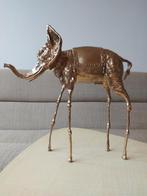 Bronzen Beeld Salvador Dali Goud Space Elephant Olifant, Antiek en Kunst, Ophalen of Verzenden