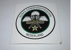 Korps Commandotroepen Nederland sticker, Verzenden, Landmacht, Nederland, Overige typen