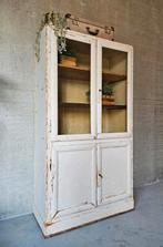 Antieke dokterskast vintage medicijnkast apothekerskast kast, Ophalen of Verzenden