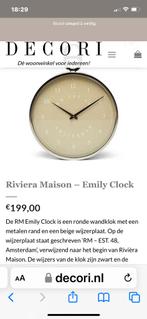 Clock Emily Riviera Maison nog in de doos, Ophalen of Verzenden