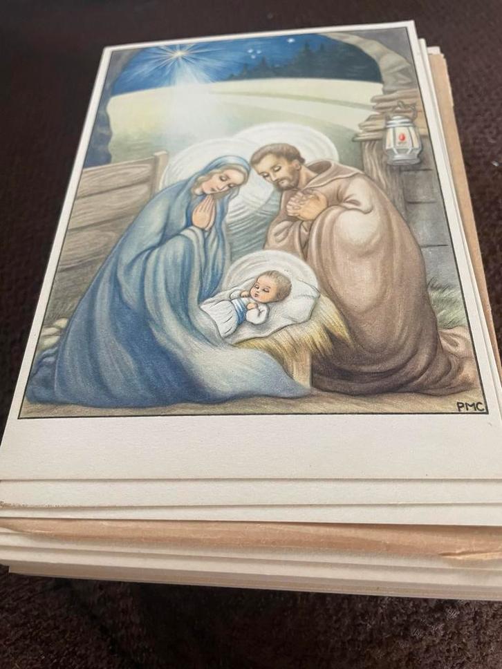Kerstkaarten, Verzamelen, Religie, Zo goed als nieuw, Christendom | Katholiek, Kaart of Prent, Ophalen of Verzenden