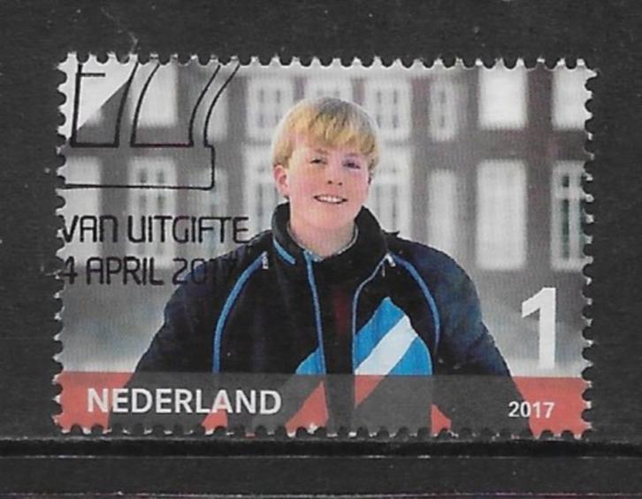 2017, Willem-Alexander 50, Zwart jack [3535] (K1701), Postzegels en Munten, Postzegels | Nederland, Ophalen of Verzenden