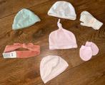 Petit bateau feetje mutsen/haarband baby 1-3 maanden, Ophalen of Verzenden, Zo goed als nieuw, Maat 56