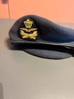 blauwe baret van de Koninklijke Luchtmacht , militair, Verzenden, Luchtmacht, Nederland, Embleem of Badge
