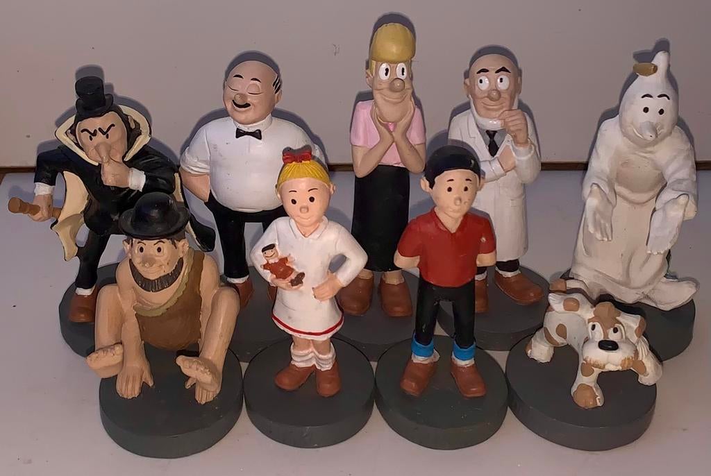 9 figuren Suske & Wiske [AH], Verzamelen, Ophalen of Verzenden, Gebruikt