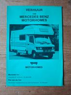 Mercedes-Benz Mercavan Motorhomes folder, Ophalen of Verzenden, Gelezen, Mercedes