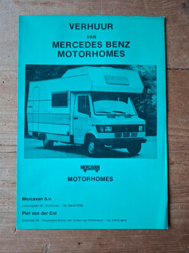 Mercedes-Benz Mercavan Motorhomes folder, Boeken, Auto's | Folders en Tijdschriften, Gelezen, Mercedes, Ophalen of Verzenden