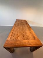 Houten eettafel - 240x100 cm, Gebruikt, 200 cm of meer, 75 cm of meer, Rechthoekig