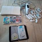 Complete Wii spelcomputer set, Spelcomputers en Games, Spelcomputers | Nintendo Wii, Ophalen of Verzenden, Zo goed als nieuw, Met 2 controllers