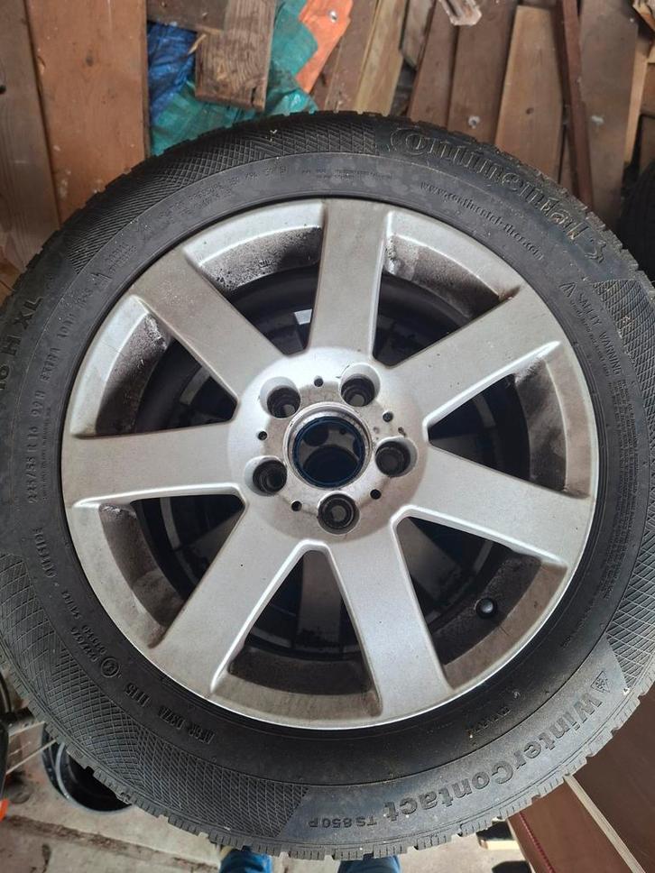 Lichtmetalen Velgen met Winterbanden, Auto-onderdelen, Banden en Velgen, Banden en Velgen, Winterbanden, 16 inch, 225 mm, Personenwagen