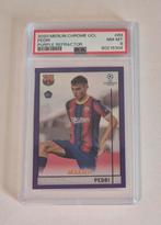 2020 Topps Chrome Merlin Pedri Purple Refractor /299 PSA 8, Hobby en Vrije tijd, Stickers en Plaatjes, Verzenden, Zo goed als nieuw