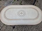 Italiaanse ovale salontafel, Ophalen, Overige materialen, Gebruikt, 100 tot 150 cm