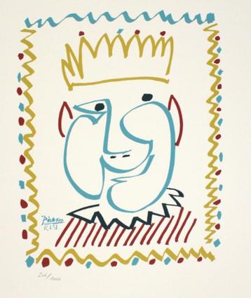 Picasso(1881)Kleur Lithografie "Gompos Carnaval I I" Ges Gen beschikbaar voor biedingen