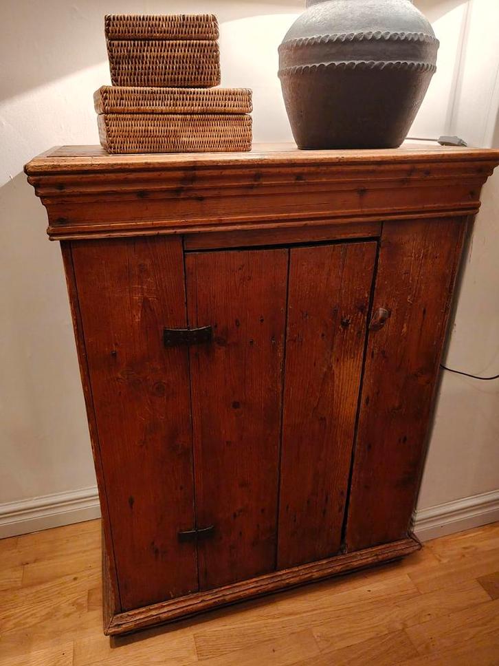 Oude Houten Kast, Spinde, Antiek en Kunst, Antiek | Meubels | Kasten, Ophalen