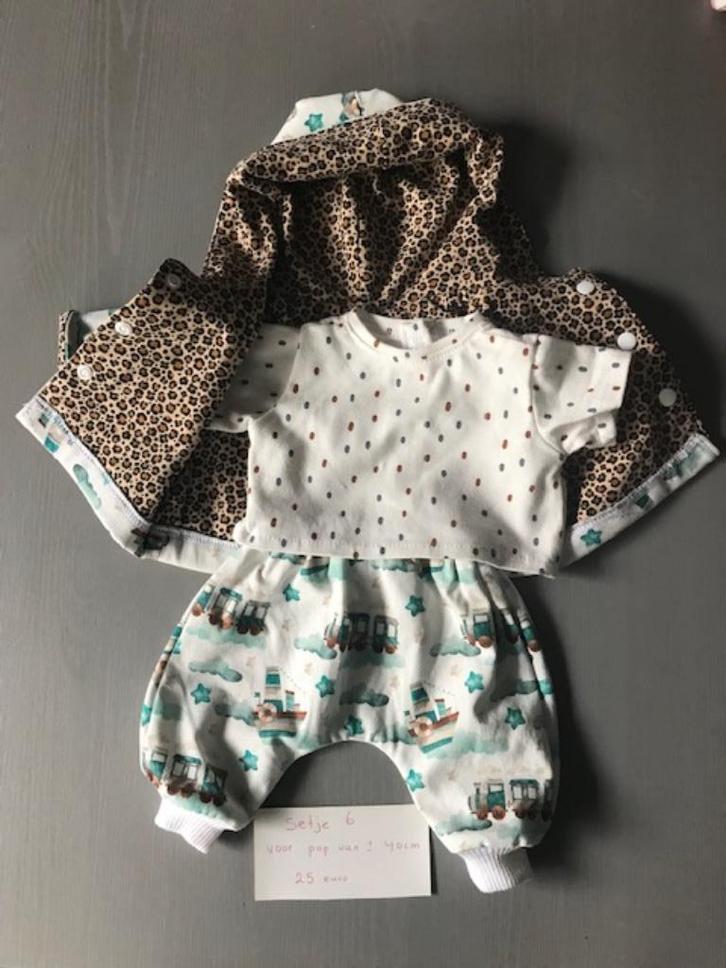 setje 6 poppen kleertjes voor grote lijs pop 40 a 44 cm, Kinderen en Baby's, Speelgoed | Poppen, Nieuw, Overige typen, Ophalen of Verzenden