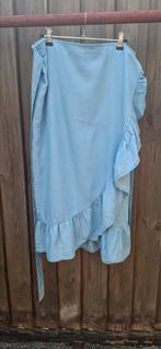 Lange wikkelrok Only maat L. Dunne ' spijkerrok '., Kleding | Dames, Only, Blauw, Maat 42/44 (L), Ophalen of Verzenden