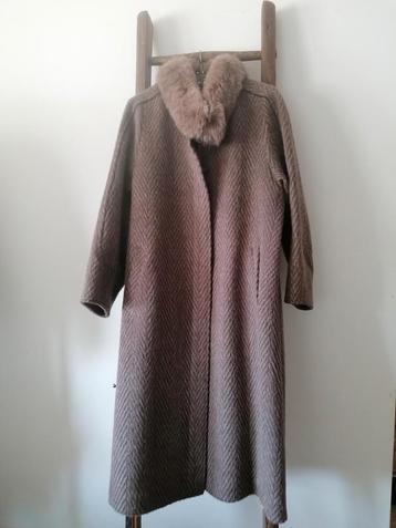 Wollen mohair vintage jas mantel 38 ZGAN beschikbaar voor biedingen