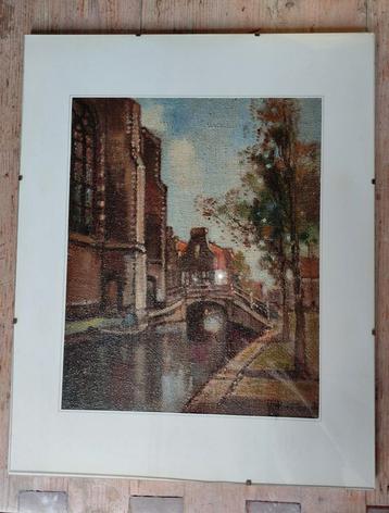 Hendrik van der Burgh 1769-1858 olieverf op doek.Delft.Gesig beschikbaar voor biedingen