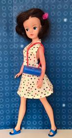 Vintage halterjurk, tas, slippers voor Sindy Fleur excl pop, Ophalen of Verzenden, Gebruikt, Kleertjes